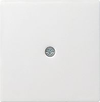 Лицевая панель Gira System55 для ввода кабеля белый матовый картинка